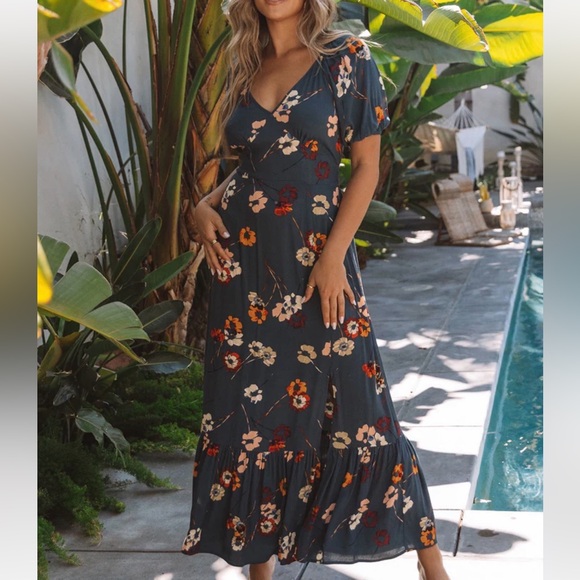 Lovestitch Floral Maxi Dress - Picture 1 of 7